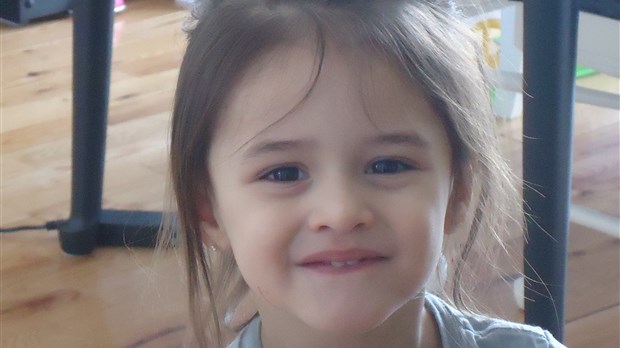 Raffaella Gauthier, 3 ans, de Saint-Mathias-sur-Richelieu